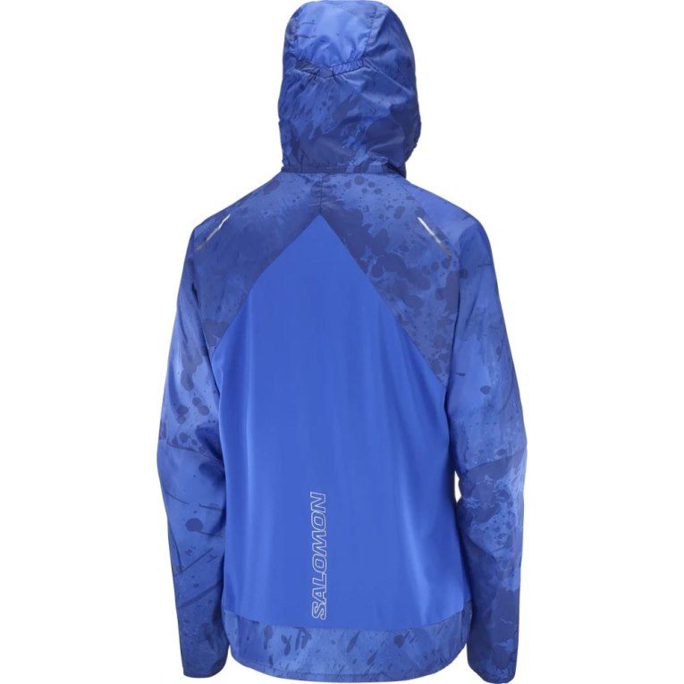 Salomon Bonatti Cross Wind Women's Shell Jackets Blue | CA 82H64